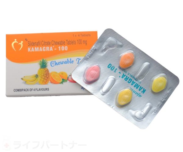 カマグラ チュアブル 100mg 4 錠